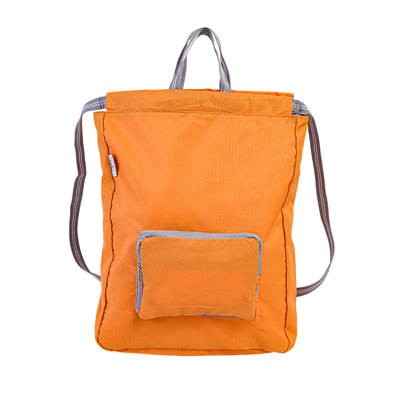 LJ24-003 Foldable easy to carry drawstring folding shopping bag
