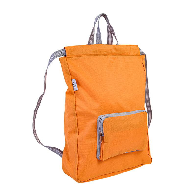 LJ24-003 Foldable easy to carry drawstring folding shopping bag
